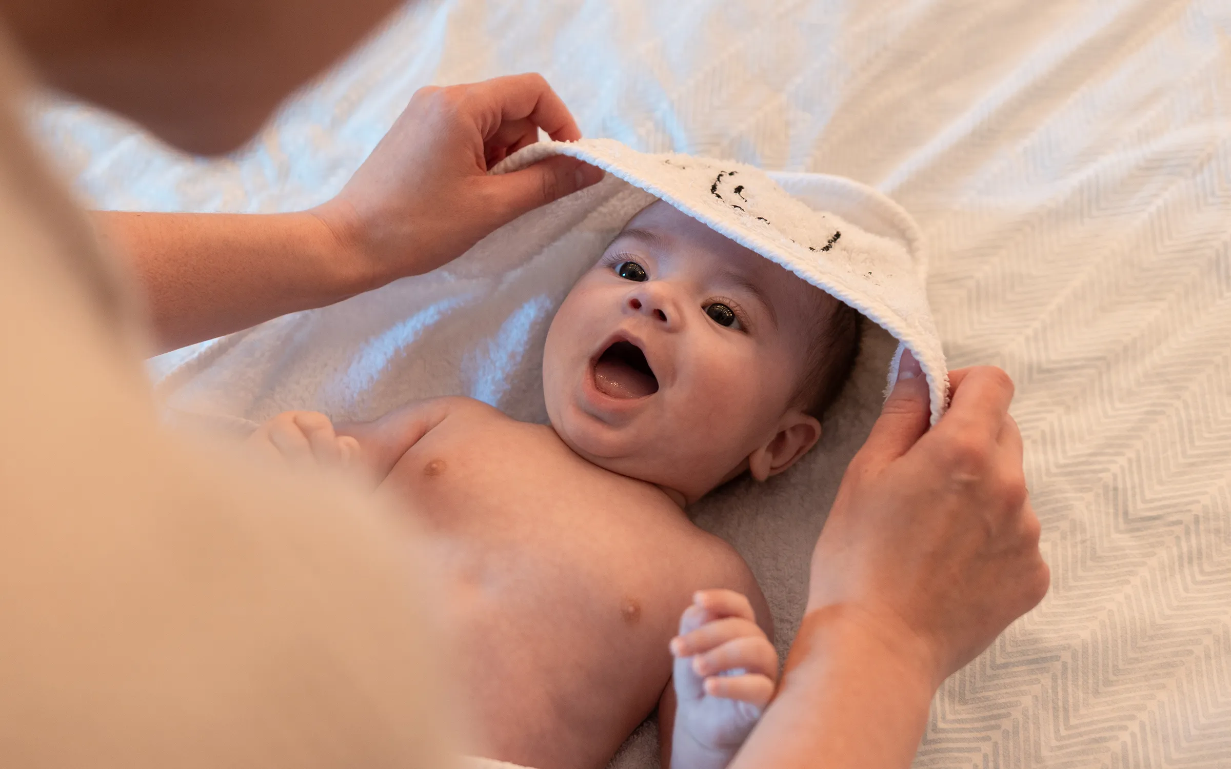 Atelier Bain Bébé Enveloppé Calinéo