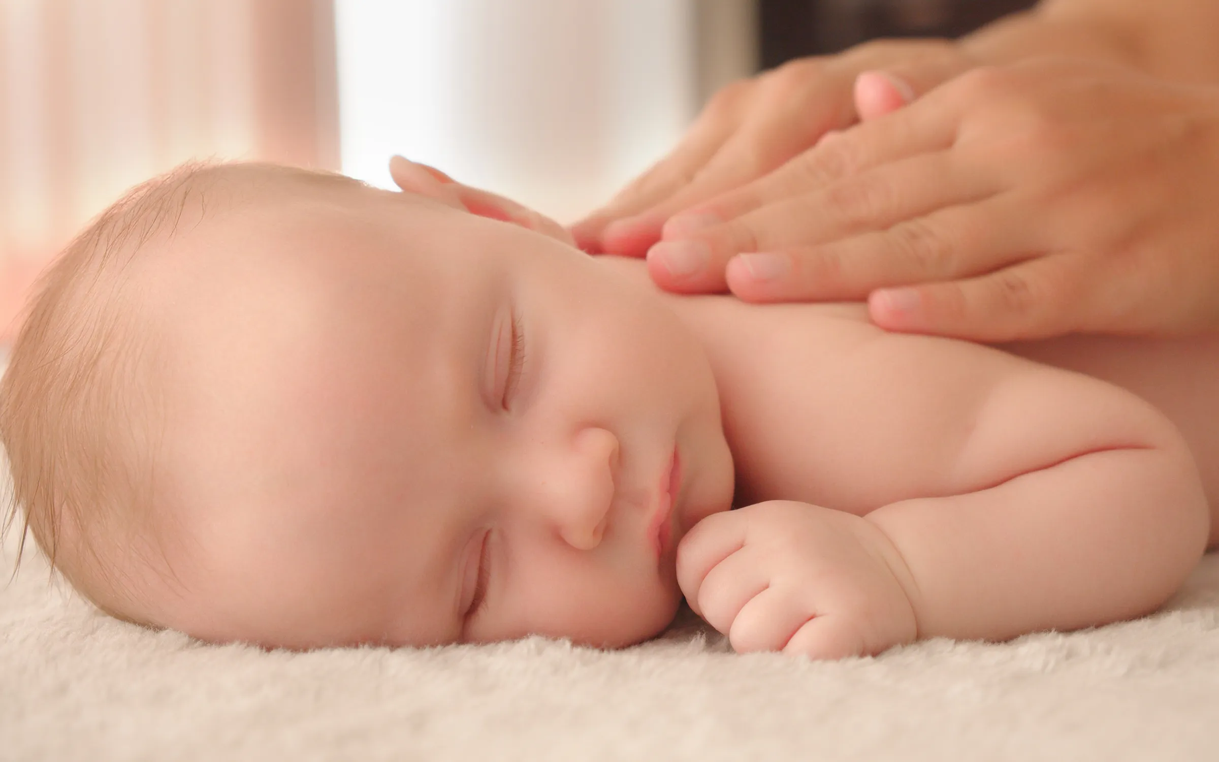 Massage bébé Calinéo